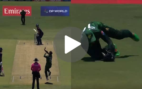 [Watch] Rizwan's Well-Judged Diving Catch Assists Amir To Bag USA Skipper's Wicket With A Beauty